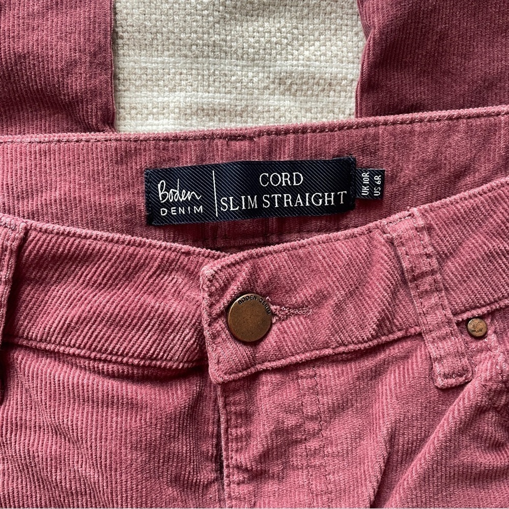 Boden Cord Slim Straight Jeans - Picture 9 of 12